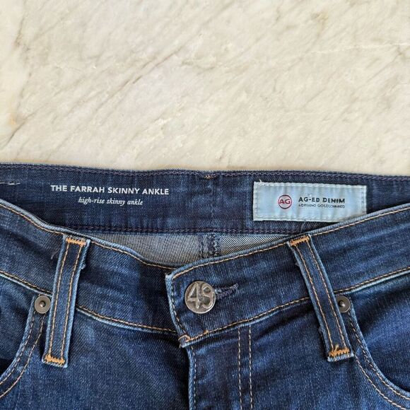 AG Adriano Goldschmied Women's Farrah High Rise Skinny Jean size 30 - Picture 4 of 8